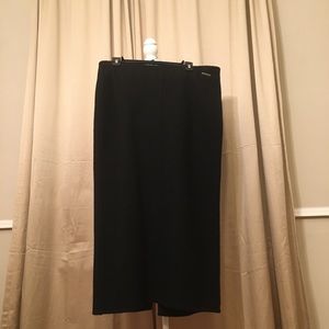 Geiger Vintage  maxi straight  Black skirt